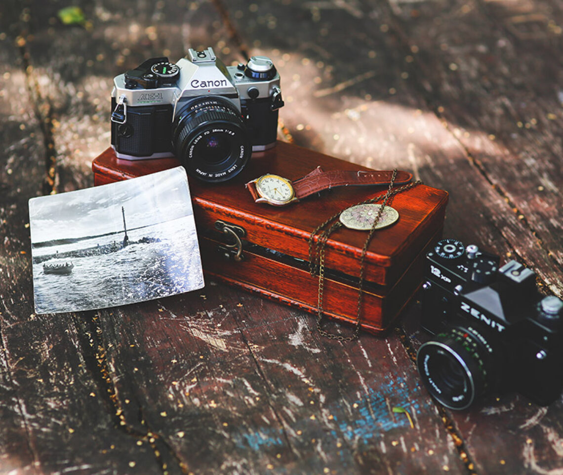 Old suitcases